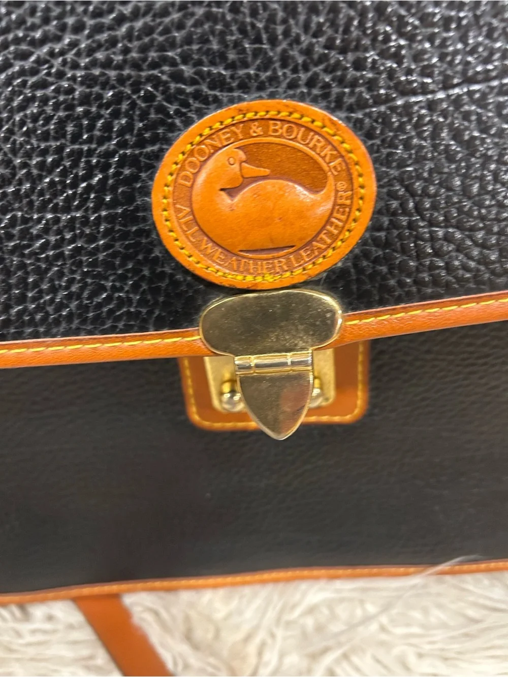 Vintage Dooney and Bourke laptop bag/satchel